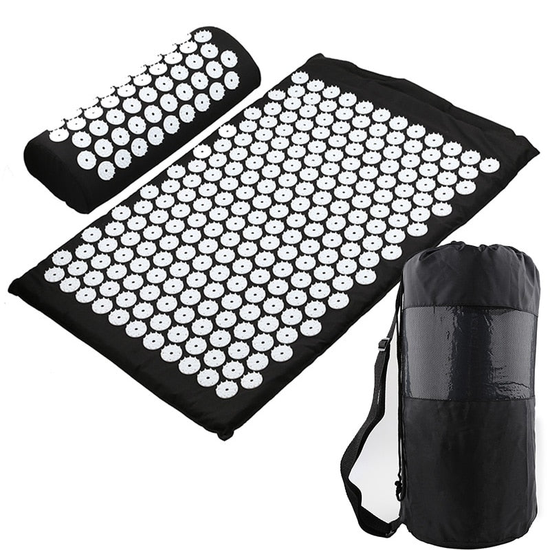 Acupressure Pain Relief Mat and Pillow